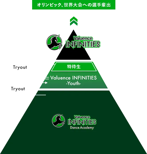 オリンビック、世界大会への選手輩出