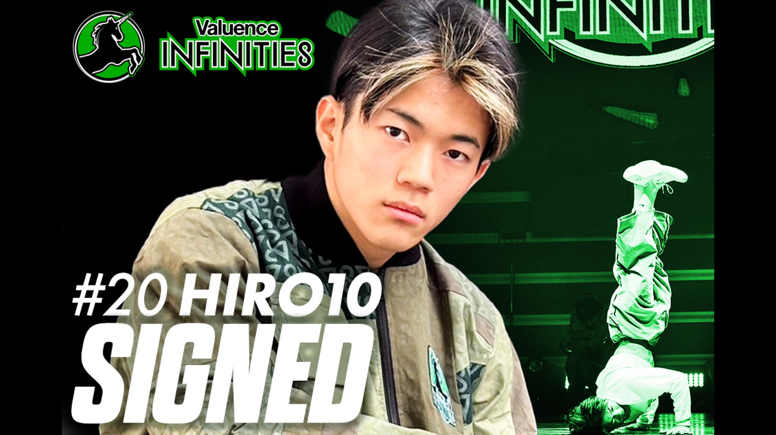 新メンバーにHIRO10が加入！開幕戦出場も決定!! | Valuence INFINITIES